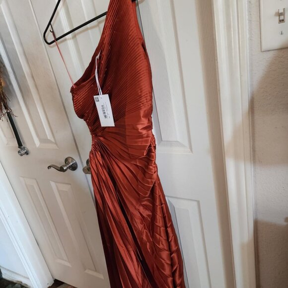 Saints & Secrets Pleated Asymmetric Maxi Dress – AU 10 / US M – NWT - Picture 4 of 13